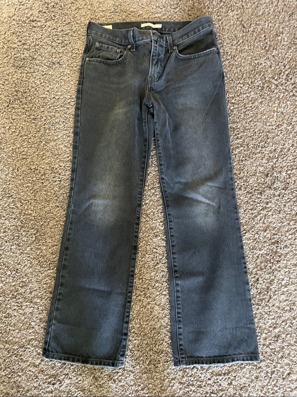 Levi's Women’s Black Middy Bootcut Ankle Premium Jeans